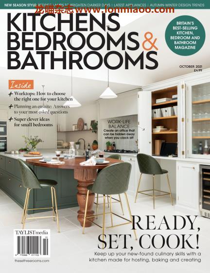 [英国版]Kitchens Bedrooms & Bathrooms 厨房卫浴杂志 2021年10月刊